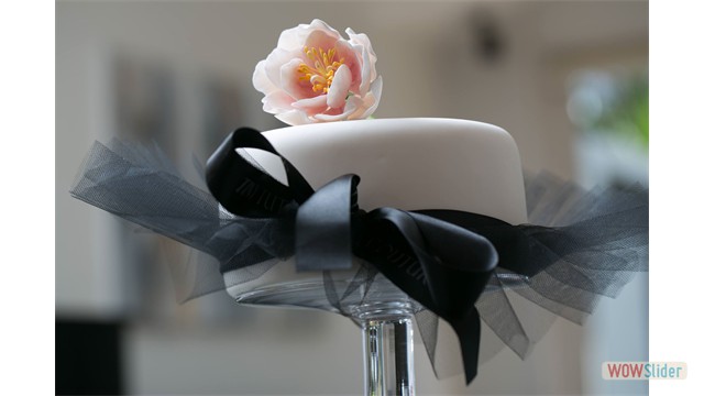 black roayl icing cake tutu