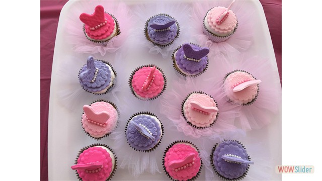 white pink cup cake tutu mix