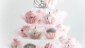 pink cupcake tutu tower